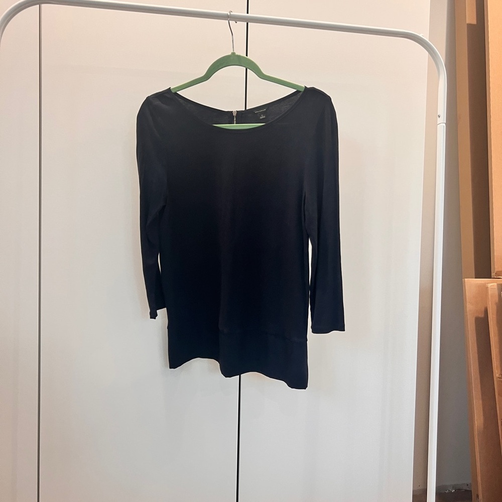 Ann Taylor Classic Black Blouse
